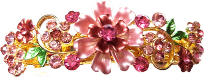 

Utopian Enamel and Crystal Hair Claw(Pink)