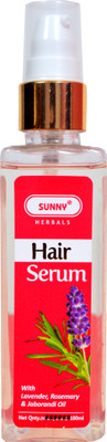 

SUNNY HERBALS HAIR SERUM-WITH LAVENDER,ROSEMARY & JABORANDI OIL(100 ml)