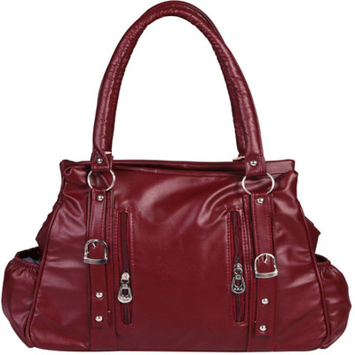 Carole Hand-held Bag(Maroon)