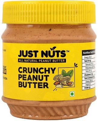 

Just Nuts Just Nuts- All Natural Peanut Butter with No Added Sugar, Salt or Hydrogenated Oils (CRUNCHY) 340gm … 340 g