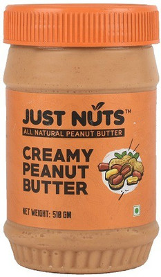 

Just Nuts Just Nuts- All Natural Peanut Butter with No Added Sugar, Salt or Hydrogenated Oils (CREAMY) 510gm … 510 g