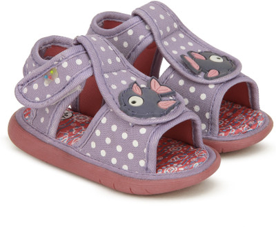 

Bubblegummers Boys & Girls Velcro Flats(Purple