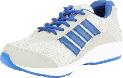 

Flyer Boys Lace Running Shoes(Grey, Light grey blue