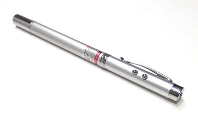 

Gifteniaa 4 In 1 Magnet Antenna Pen with Led Light and Red Laser Pointer(650 nm, Red)