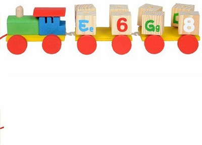 

Kalaplanet Wooden Rotating Block Train(Multicolor)