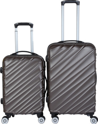 3G Cabin Suitcase, Check-in Suitcase Combo(Brown)