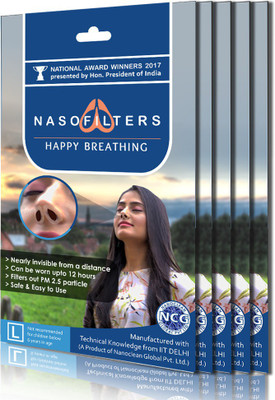 

Nasofilters Pack Of 120 + 30 Compliemntary Pack Of 120 + 30 Compliemntary Mask and Respirator