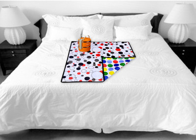 

Embellish PVC Baby Bed Protecting Mat(White,Blue