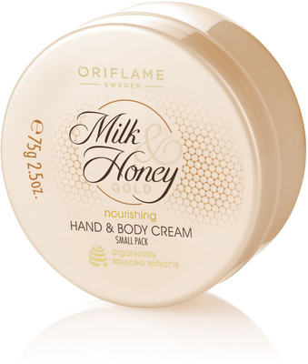 

Oriflame Sweden Oriflame Milk & Honey Gold Nourishing Hand & Body Cream Small Pack(75 g)