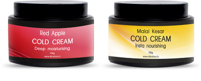 

Skinatura Red Apple (Deep Moisturising) + Malai Kesar (Insta Nourishing) Cold Cream(100 g)