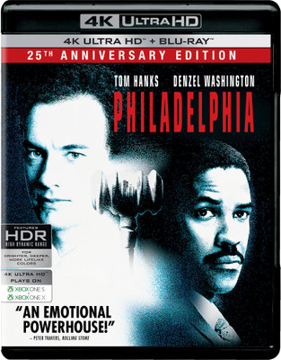 

Philadelphia: 25th Anniversary Edition (4K UHD + Blu-ray)(4K(UHD) Blu-ray English)