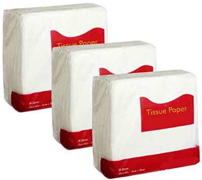 

Gagan ggn-030 White Napkins(3 Sheets)