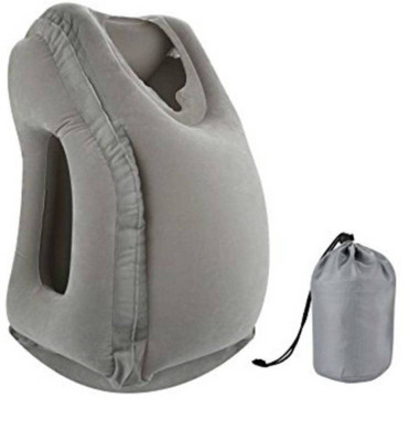 

Epyz Portable Inflatable Travel Pillow Lightweight Multifunctional Head Support Neck Pillow(Grey)