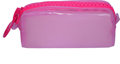 

Era Innovative Gifting Boys And Girls Zipper Lock Bags Art Polyester Pencil Box(Set of 1, Pink)