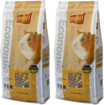 

Vitapol Small Animals Economic Food Fruit 1200 g Dry Guinea Pig Food(Pack of 2)