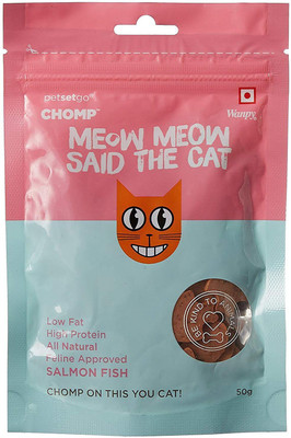 CHOMP Cat Treat, Salmon Fish 50g (Pack of 4) Salmon Cat Treat(50 g, Pack of 4)