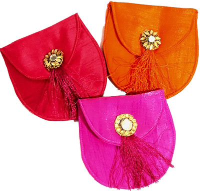 

Glitz Cabana Pouch Potli(Multicolor)