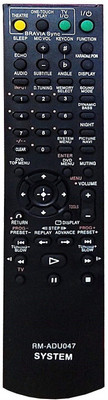 

Ehop Compatible with Sony RM ADU-047 DAV HDX-275-DVA HDX-475-HCD HDZ273-DVD Home Theater System Remote Controller(Black)