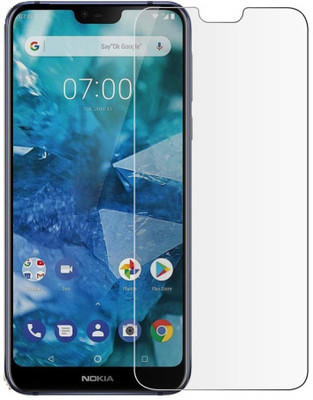 DSCASE Tempered Glass Guard for Nokia 7.1 Plus(Pack of 1)