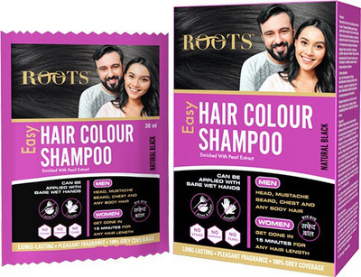

ROOTS Hair Colour Shampoo (Five travel sachets - 30 ml each)(150 ml)
