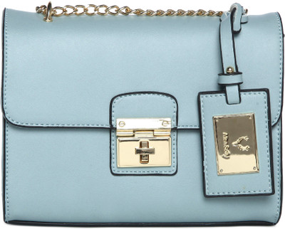 

Allen Solly Women Casual Blue PU Sling Bag