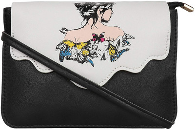 

FANDDC Women Casual, Formal, Evening/Party, Sports Black Polyester Sling Bag
