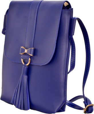 

Shagun Creations Girls Casual, Evening/Party Blue PU Sling Bag