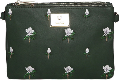 

Allen Solly Women Casual Green PU Sling Bag