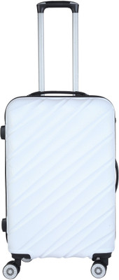 

3g Series White Hard Sided Travel Trolley Suitcase 65 Cms/  Inch Check-in Luggage -  Inch Check-in Luggage -  inch(White