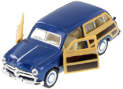 

Kinsmart 5" Diecast Metal Official Licenced 1949 Ford Woody Wagon Car(Blue)
