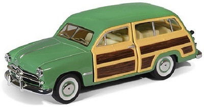 

Kinsmart 5" Diecast Metal Official Licenced 1949 Ford Woody Wagon Car(Green)