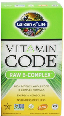 

Garden Of Life Vitamin Code RAW B-Complex - 120 Vegan Capsules(120 No)