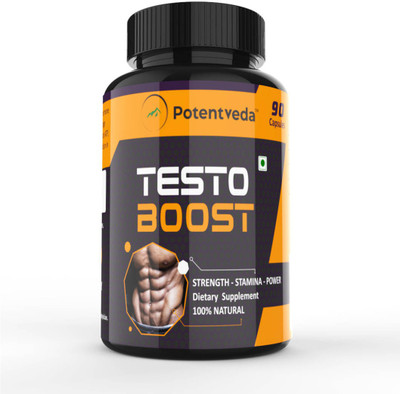 

Potentveda Potentveda Testosterone Booster Gym Workout Bodybuilding Supplements 90 Capsules(90 No)