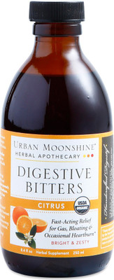 

Urban Moonshine 8.4 oz Bottle: Organic Citrus Digestive Bitters(250 ml)
