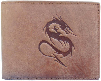 

Tamanna Men Tan Genuine Leather Wallet(8 Card Slots)
