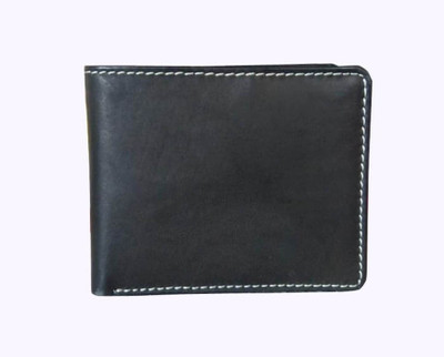 

SAM Men Black Genuine Leather Wallet(3 Card Slots)