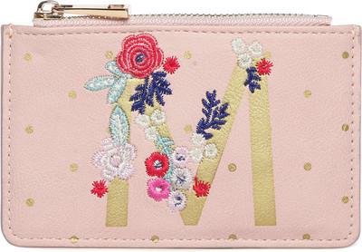 

Accessorize Women Pink Fabric Wallet(4 Card Slots), Brights-multi