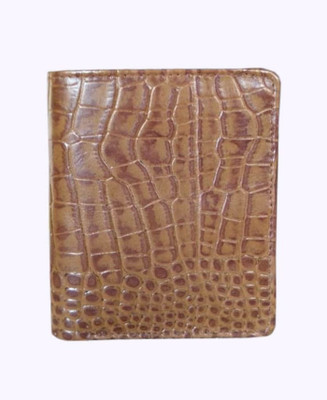 

SAM Men Brown Genuine Leather Wallet(8 Card Slots)