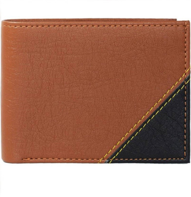 

SHAR Men Casual Brown Artificial Leather Wallet(5 Card Slots), Tan