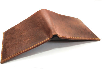 

Adi Men Brown Genuine Leather Wallet(7 Card Slots)