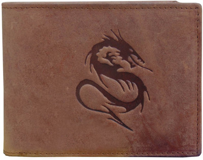 

Tamanna Men Tan Genuine Leather Wallet(8 Card Slots)