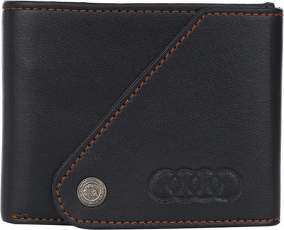 

FERRET Boys Black Artificial Leather Wallet(6 Card Slots)