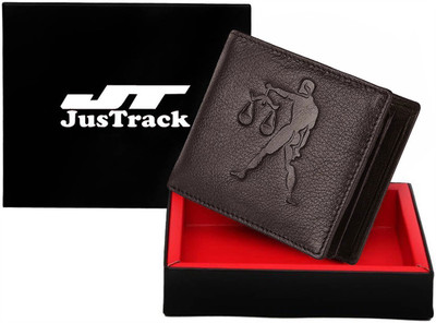 

JusTrack Men Casual Brown Genuine Leather Wallet(1 Card Slot)