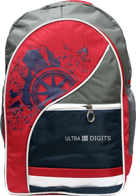 

ULTRA DIGITS UD2018 Waterproof School Bag(Red, 20 L)