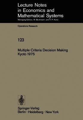 Multiple Criteria Decision Making Kyoto 1975(English, Paperback, unknown)