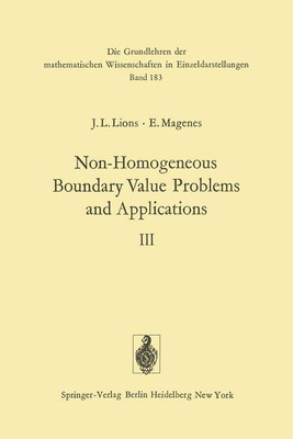 Non-Homogeneous Boundary Value Problems and Applications(English, Paperback, Lions Jacques Louis)