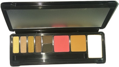 

Imported Original High Quality Eye & Cheek 6 Color Eye Shadow & 2 Color Blush & 1 Highlight Palette for All Skin Tone 35 g(MultiColor)