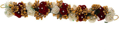

Anuradha Art Jewellery Brooch Pin Hair Pin(Red)