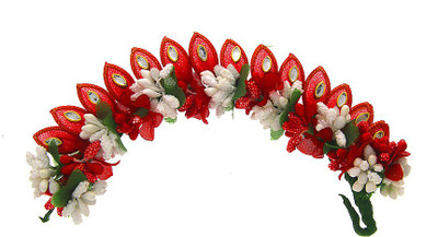

Anuradha Art Jewellery Brooch Pin Hair Pin(Red)