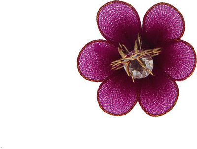 

Anuradha Art Jewellery Brooch Pin Hair Pin(Purple)